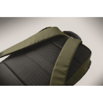 Mochila de RPET con revestimiento de PU para portátil de hasta 15'' color verde militar vista fotografía septima vista
