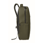 Mochila de RPET con revestimiento de PU para portátil de hasta 15'' color verde militar