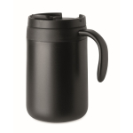 Vaso térmico de acero inox. con filtro reutilizable para café 450ml color negro segunda vista