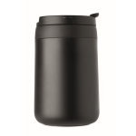 Vaso térmico de acero inox. con filtro reutilizable para café 450ml color negro octava vista