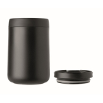 Vaso térmico de acero inox. con filtro reutilizable para café 450ml color negro novena vista