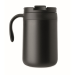 Vaso térmico de acero inox. con filtro reutilizable para café 450ml color negro decima vista