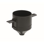 Vaso térmico de acero inox. con filtro reutilizable para café 450ml color negro