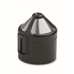 Vaso térmico de acero inox. con filtro reutilizable para café 450ml color negro