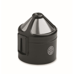 Vaso térmico de acero inox. con filtro reutilizable para café 450ml color negro vista principal