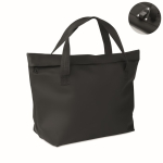 Bolsa de PU para bicicleta con fijación al portaequipajes 10L color negro