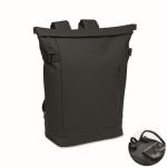 Mochila de PU con capacidad para PC de 15” y cintas para bicicleta 20L color negro