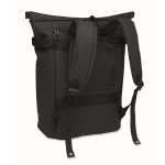 Mochila de PU con capacidad para PC de 15” y cintas para bicicleta 20L color negro segunda vista