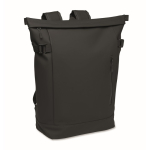 Mochila de PU con capacidad para PC de 15” y cintas para bicicleta 20L color negro
