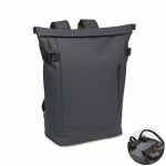 Mochila de PU con capacidad para PC de 15” y cintas para bicicleta 20L color azul