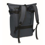 Mochila de PU con capacidad para PC de 15” y cintas para bicicleta 20L color azul segunda vista