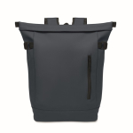 Mochila de PU con capacidad para PC de 15” y cintas para bicicleta 20L color azul tercera vista