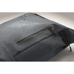 Mochila de PU con capacidad para PC de 15” y cintas para bicicleta 20L color azul vista fotografía