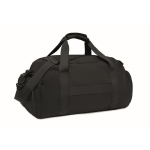 Bolsa de nylon deportiva con cinta para trolley y bandolera 20L color negro segunda vista