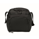 Bolsa de nylon deportiva con cinta para trolley y bandolera 20L color negro octava vista