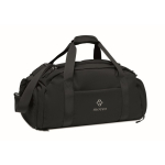 Bolsa de nylon deportiva con cinta para trolley y bandolera 20L color negro segunda vista principal