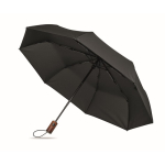 Paraguas plegable de poliéster resistente al viento y automático Ø94 color negro