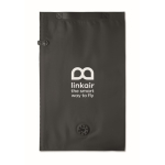 Bolsa de compresión al vacío de poliéster con válvula y doble cierre 10L color negro vista principal segunda vista