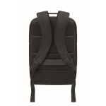 Mochila para portátil con detalles en PU y cinta para trolley 15'' color negro novena vista