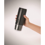 Cafetera portátil para café molido y cápsulas compatibles 1.800mAh color negro vista fotografía
