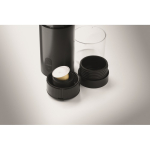 Cafetera portátil para café molido y cápsulas compatibles 1.800mAh color negro vista fotografía