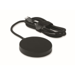 Cargador inalámbrico magnético con cable fijo USB-C de 1 m y 25W color negro segunda vista