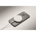 Cargador inalámbrico magnético con cable fijo USB-C de 1 m y 25W color blanco vista fotografía cuarta vista