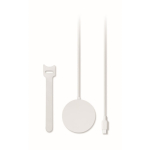 Cargador inalámbrico magnético con cable fijo USB-C de 1 m y 25W color blanco septima vista