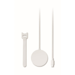 Cargador inalámbrico magnético con cable fijo USB-C de 1 m y 25W color blanco octava vista