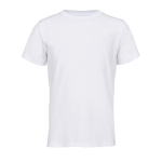 Camiseta de poliéster reciclado infantil de deporte 150g/m² SOL'S SPRINT color blanco novena vista