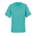 Camiseta de algodón orgánico de mujer con corte moderno 150g/m² SOL'S LEGEND color turquesa tercera vista
