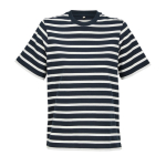 Camiseta de algodón orgánico de mujer con corte moderno 150g/m² SOL'S LEGEND color blanco/negro novena vista