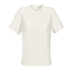 Camiseta de algodón orgánico de mujer con corte moderno 150g/m² SOL'S LEGEND color blanco roto