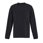 Camiseta de algodón reciclado unisex estilo oversize 220g/m² SOL'S LEGACY color negro tercera vista