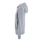 Sudadera de algodón unisex con capucha y cremallera 450g/m² SOL'S LEGACY color gris claro sexta vista