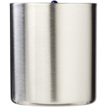 Taza aislante doble pared con mosquetón integrado 200ml color azul vista lateral