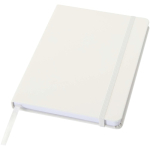 Libreta con cierre elástico y cinta del mismo color A5 hojas a puntos color blanco