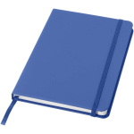 Libreta con cierre elástico y cinta del mismo color A5 hojas a puntos color azul real