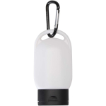 Crema solar FPS30 con mosquetón integrado y aroma a vainilla 30ml color negro segunda vista frontal