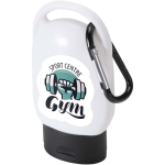 Crema solar FPS30 con mosquetón integrado y aroma a vainilla 30ml color negro