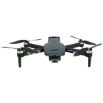 Dron con app móvil, vídeo en directo y sensor frontal Prixton color negro tercera vista frontal