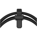 Cable USB-C de nylon trenzado con carga rápida Xtorm 100W color negro vista detalle 3