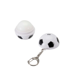 Llavero con bálsamo labial forma de pelota de fútbol FPS15 vainilla vista principal