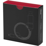 Cable magnético 5 en 1 de hasta 100cm con carga rápida 65W color negro segunda vista con caja