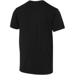Camiseta unisex manga corta algodón orgánico 160 g/m2 Elevate color negro tercera vista trasera