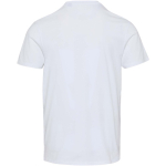 Camiseta unisex manga corta algodón orgánico 160 g/m2 Elevate color blanco segunda vista trasera