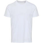 Camiseta unisex manga corta algodón orgánico 160 g/m2 Elevate color blanco segunda vista frontal