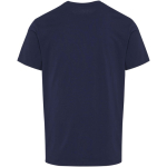 Camiseta unisex manga corta algodón orgánico 160 g/m2 Elevate color azul marino segunda vista trasera