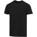Camiseta unisex manga corta cuello redondo algodón 200 g/m2 Elevate color negro