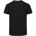 Camiseta unisex manga corta cuello redondo algodón 200 g/m2 Elevate color negro segunda vista trasera
